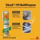 Sika Sikasil 119 Multipurpose Neutral Curing Silicone Sealant For Interior & Exterior 270ML - Clear/Black/Grey/White Sika Sikasil 119 Multipurpose Neutral Curing Silicone Sealant For Interior & Exterior 270ML - Clear/Black/Grey/White