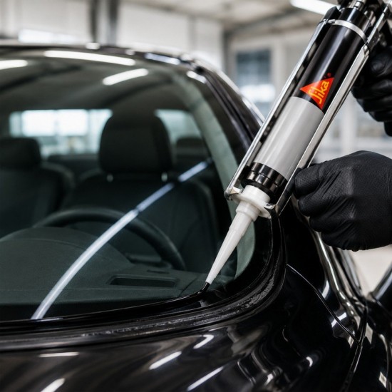 Sika Sikaflex 255 Ultra Windscreen Adhesive Primerless Auto Glass Urethane Silicone Sealant 310ML - Black Sika Sikaflex 255 Ultra Windscreen Adhesive Primerless Auto Glass Urethane Silicone Sealant 310ML - Black