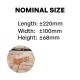 Deluxe Common Bricks/Batu-Bata Merah 215MM (L) x 100MM (W) x 65MM (H) - (720 PCS/PALLET)