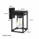 Suriang SWL301 Solar Wall Light Metal & Glass Body IP65 Waterproof LED Warm White Light Suriang SWL301 Solar Wall Light Metal & Glass Body IP65 Waterproof LED Warm White Light