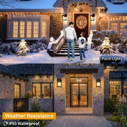 Suriang SWL301 Solar Wall Light Metal & Glass Body IP65 Waterproof LED Warm White Light Suriang SWL301 Solar Wall Light Metal & Glass Body IP65 Waterproof LED Warm White Light