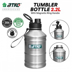 ATKC SUS304 Tumbler Bottle 2.2L With Magnetic Ring Handle