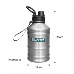 ATKC SUS304 Tumbler Bottle 2.2L With Magnetic Ring Handle