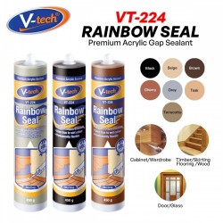 V-Tech VT-224 Rainbow Seal Premium Acrylic Silicone Sealant 450G