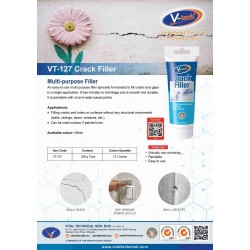 V-Tech VT-127 Crack Filler Multi-purpose Filler 290G - White