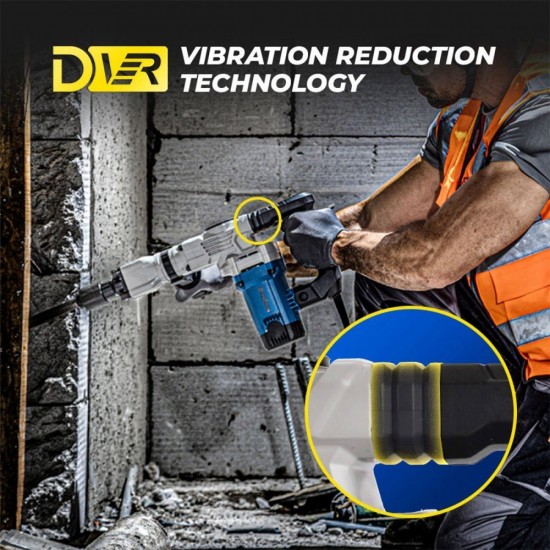 DongCheng DZG06-6S Percussion Demolition Hammer 1400W