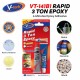 V-Tech VT-141B1 Rapid 3 Ton Epoxy A Resin + B Hardener + Vitalfix Super Glue 28.4G - Clear V-Tech VT-141B1 Rapid 3 Ton Epoxy A Resin + B Hardener + Vitalfix Super Glue 28.4G - Clear