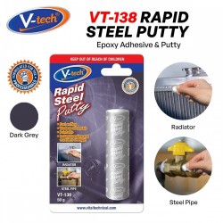 V-Tech VT-138 Rapid Steel Putty 50G - Dark Grey