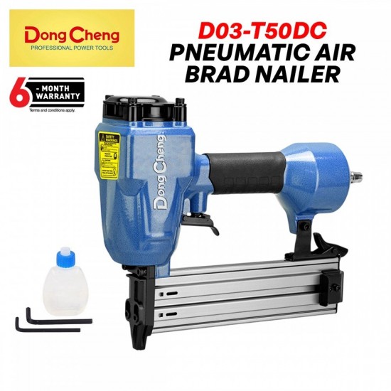 DongCheng D03-T50DC Pneumatic Air Brad Nailer 5 - 8 Bar