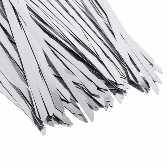 Home Store 4''/6''8''/10''/12''/14''/16''/18''/20''/22''/24'' 201 Stainless Steel Cable Tie - 100PCS/PKT