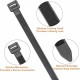 Home Store 12''/14''/16''/18''/20''/22''/24'' Black/White Nylon Cable Tie - 100PCS/PKT