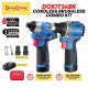 DongCheng DCKIT36BK Cordless Brushless Combo Kit DCPL04-8Z Impact Driver + DCJZ1250Z Driver Drill 12V 2.0Ah