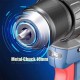 DongCheng DCKIT36BK Cordless Brushless Combo Kit DCPL04-8Z Impact Driver + DCJZ1250Z Driver Drill 12V 2.0Ah