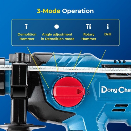 DongCheng DCKIT38BK Cordless Brushless Combo Kit DCZC22Z Rotary Hammer + DCJZ2060iZ Driver/Hammer Drill 20V 4.0Ah DongCheng DCKIT38BK Cordless Brushless Combo Kit DCZC22Z Rotary Hammer + DCJZ2060iZ Driver/Hammer Drill 20V 4.0Ah
