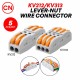 CN KV212 / KV313 Lever-Nut Wire Connector 2-Way/ 3-Way 32A 600V - 5PCS/PKT CN KV212 / KV313 Lever-Nut Wire Connector 2-Way/ 3-Way 32A 600V - 5PCS/PKT