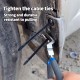 Home Store Nylon Cable Tie With Buckle Head 4.8MM (W) x 100MM 4'' (L) Black - 100PCS/PKT