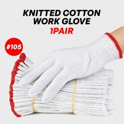 [1PAIR] Knitted Cotton Hand Glove #105 | Sarung Tangan Kain