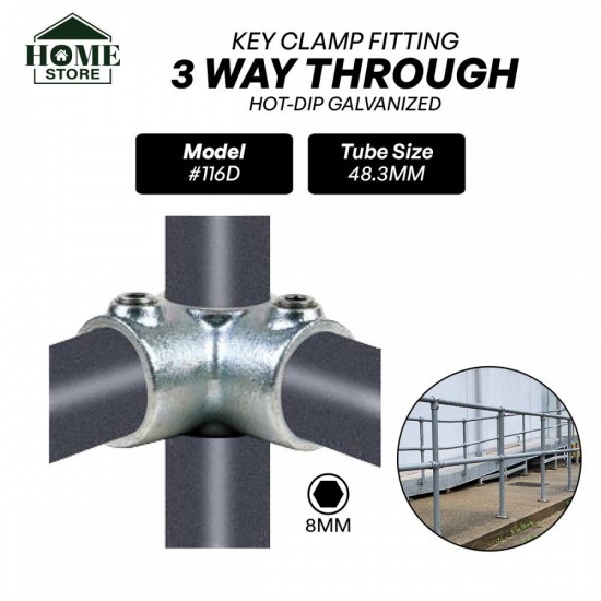 Home Store Key Clamp Fittings Hot Dip Galvanised