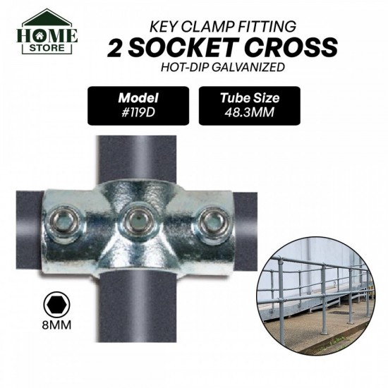 Home Store Key Clamp Fittings Hot Dip Galvanised