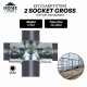 Home Store Key Clamp Fittings Hot Dip Galvanised