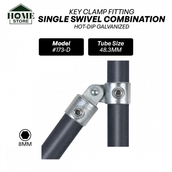 Home Store Key Clamp Fittings Hot Dip Galvanised