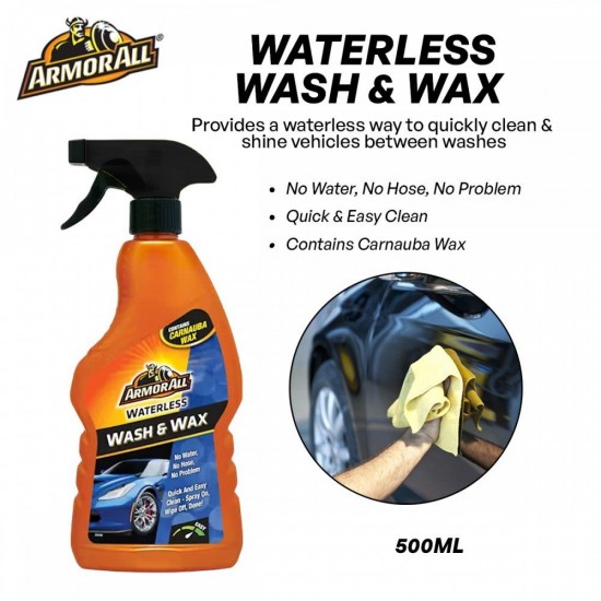 Armor All Waterless Wash & Wax 500ML Armor All Waterless Wash & Wax 500ML