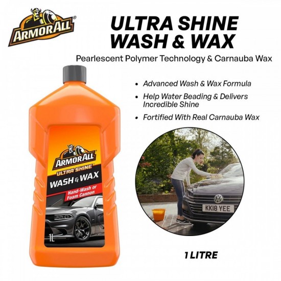 Armor All Ultra Shine Wash & Wax 1L Armor All Ultra Shine Wash & Wax 1L