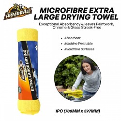 Armor All Microfibre Extra Large Drying Towel 788MM (L) x 597MM (W) - 1PC/PKT