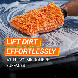 Armor All 2-in-1 Microfibre Wash Mitt 250MM (L) x 165MM (W) - 1PC/PKT