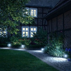Suriang YH0529 Solar Garden Lawn Spotlight IPX5 Waterproof LED Cool White Light Suriang YH0529 Solar Garden Lawn Spotlight IPX5 Waterproof LED Cool White Light