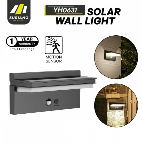 Suriang YH0631 Wall Light With Motion Sensor IPX4 Waterproof LED Warm White Decorative Wall Light Suriang YH0631 Wall Light With Motion Sensor IPX4 Waterproof LED Warm White Decorative Wall Light