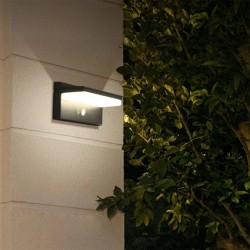 Suriang YH0631 Wall Light With Motion Sensor IPX4 Waterproof LED Warm White Decorative Wall Light Suriang YH0631 Wall Light With Motion Sensor IPX4 Waterproof LED Warm White Decorative Wall Light