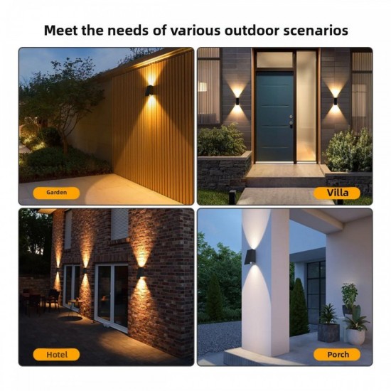 Suriang YH0635 Solar Wall Light IPX5 Waterproof LED Warm White Decorative Wall Light - 2PCS/BOX Suriang YH0635 Solar Wall Light IPX5 Waterproof LED Warm White Decorative Wall Light - 2PCS/BOX