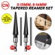 CN Tapered Reamer Set With 1/4″ Hex Shank (3–13MM & 5–16MM)