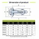 CN Expansion Screw Petal/Jack Nut M5 x 25, M6 x 25, M8 x 30 - 10PCS/PKT CN Expansion Screw Petal/Jack Nut M5 x 25, M6 x 25, M8 x 30 - 10PCS/PKT