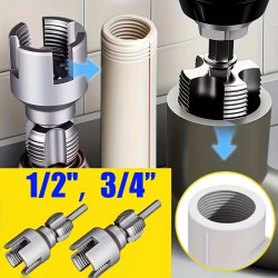 CN 2-in-1 Pipe Thread Cutter Inner & Outer 1/2'' BSP & 3/4'' BSP (SET)