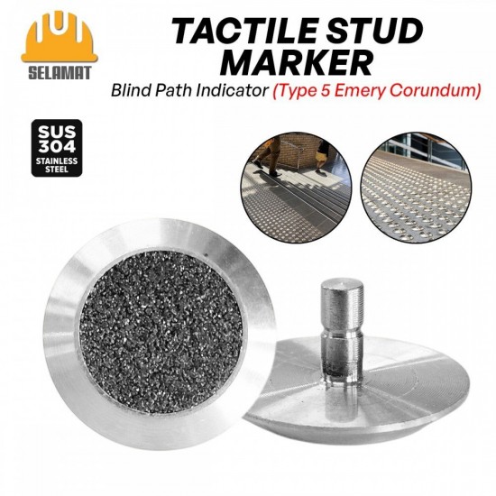 Selamat Stainless Steel 304 Tactile Blind Path Stud Marker Selamat Stainless Steel 304 Tactile Blind Path Stud Marker