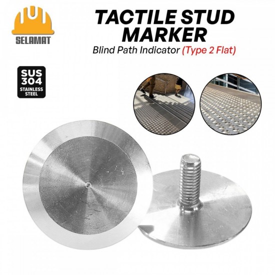 Selamat Stainless Steel 304 Tactile Blind Path Stud Marker Selamat Stainless Steel 304 Tactile Blind Path Stud Marker