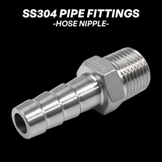 Stainless Steel 304 Pipe Fittings - Hose Nipple