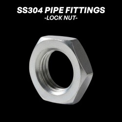 Stainless Steel 304 Pipe Fittings - Lock Nut Stainless Steel 304 Pipe Fittings - Lock Nut