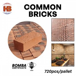 HB Common Clay Brick (720PCS/PALLET)