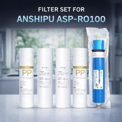 CN Replacement Cartridge For Anshipu ASP-RO100 3 in 1 RO Water Dispenser (5PCS/SET)