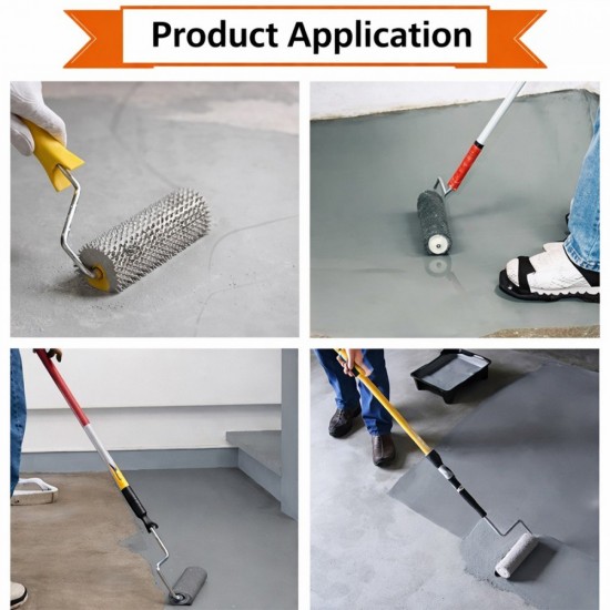 CN Anti-Foaming Spiked Roller Brush For Epoxy Paint & Self-Leveling 6'' / 9'' CN Anti-Foaming Spiked Roller Brush For Epoxy Paint & Self-Leveling 6'' / 9''