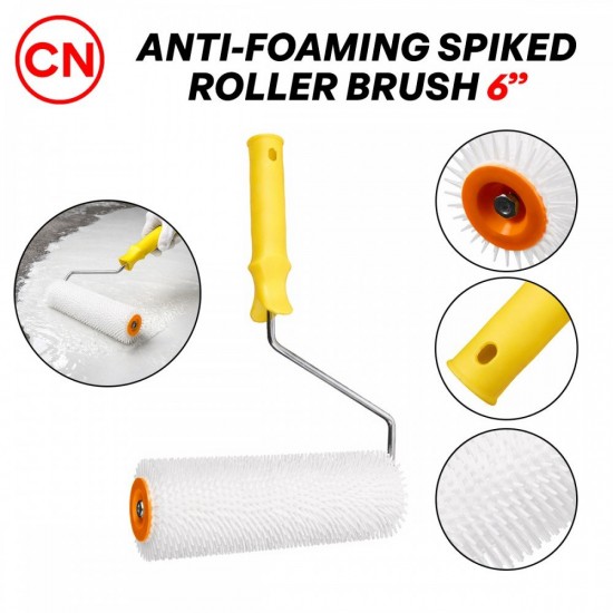 CN Anti-Foaming Spiked Roller Brush For Epoxy Paint & Self-Leveling 6'' / 9'' CN Anti-Foaming Spiked Roller Brush For Epoxy Paint & Self-Leveling 6'' / 9''
