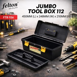 Felton FTB1126 Jumbo Tool Box 112 450MM (L) x 248MM (W) x 210MM (H)