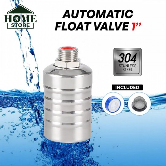 Home Store SS304 Automatic Water Level Control Float Valve Top Inlet Mount Inside 3/4", 1" Home Store SS304 Automatic Water Level Control Float Valve Top Inlet Mount Inside 3/4", 1"