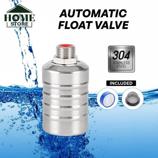Home Store SS304 Automatic Water Level Control Float Valve Top Inlet Mount Inside 3/4", 1" Home Store SS304 Automatic Water Level Control Float Valve Top Inlet Mount Inside 3/4", 1"