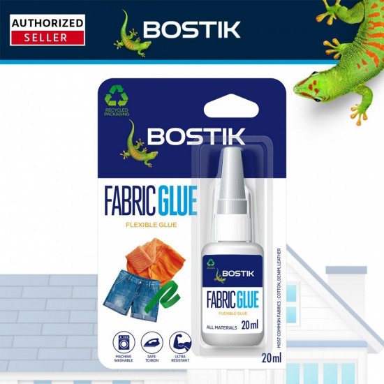 Bostik Fabric Glue 20ML (White) Bostik Fabric Glue 20ML (White)