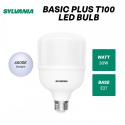 Sylvania Basic Plus T100 LED Bulb E27 Base 30W - 6500K (Daylight) Sylvania Basic Plus T100 LED Bulb E27 Base 30W - 6500K (Daylight)