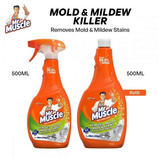 Mr Muscle Mold & Mildew Remove Mold & Mildew Stains / Refill 500ML Mr Muscle Mold & Mildew Remove Mold & Mildew Stains / Refill 500ML